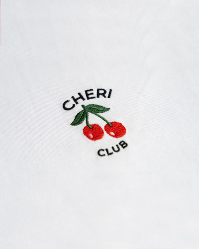 CHERI CLUB T-shirt Classic 80's White