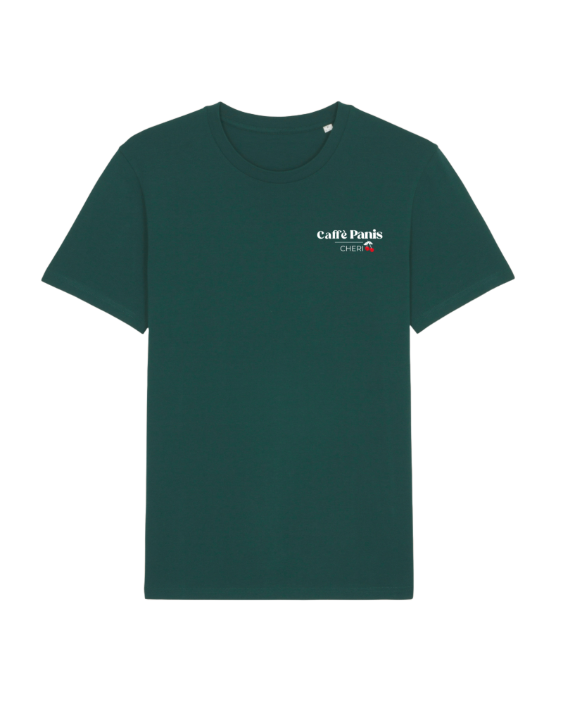 Tshirt Cheri club Café Caffè Panis Glazed Green