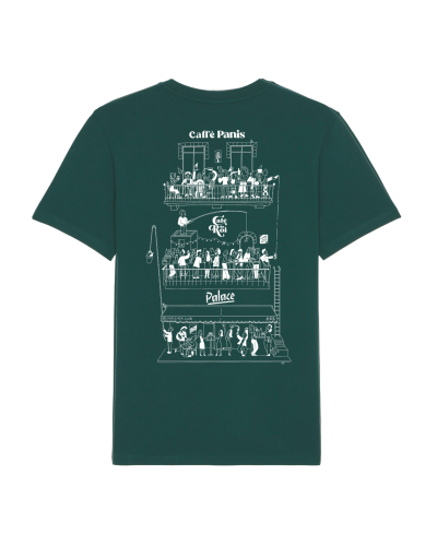 Tshirt Cheri club Café Caffè Panis Glazed Green