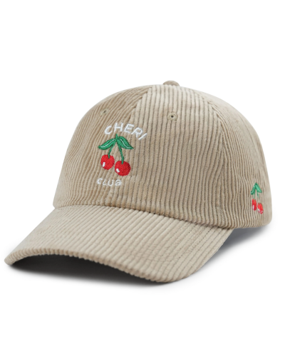 Cream Beige Corduroy Cap | CHERI CLUB