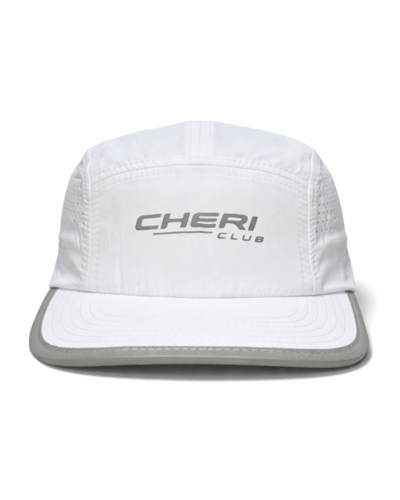cheri running cap white