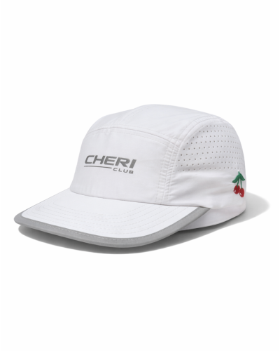 cheri running cap white