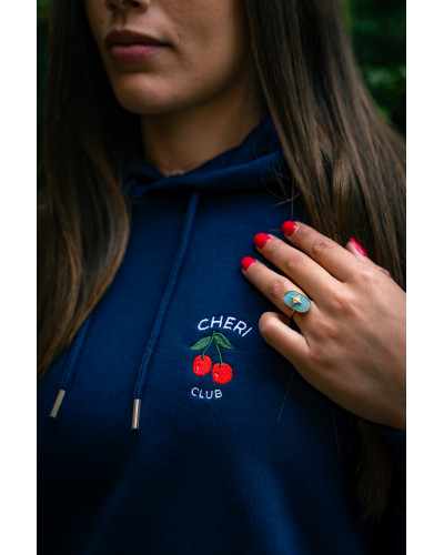 Hoodie CHERI Club Navy | Classic 80's